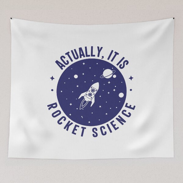 Item preview, Actually,  It Is Rocket Science designed and sold by Smix Pixels.