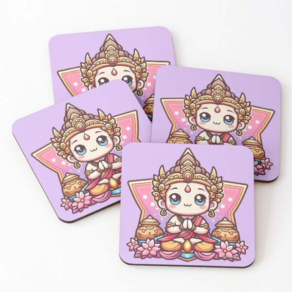 Item preview, Vidyaraja - Buddah Meditating Cartoon designed and sold by PickledjoArt.