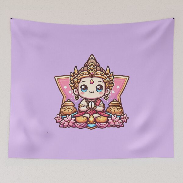 Item preview, Vidyaraja - Buddah Meditating Cartoon designed and sold by PickledjoArt.