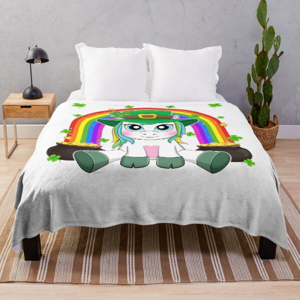 Item preview, Cute Unicorn St Patricks Day Shamrocks Irish Girls designed and sold by BalladOfZeus.
