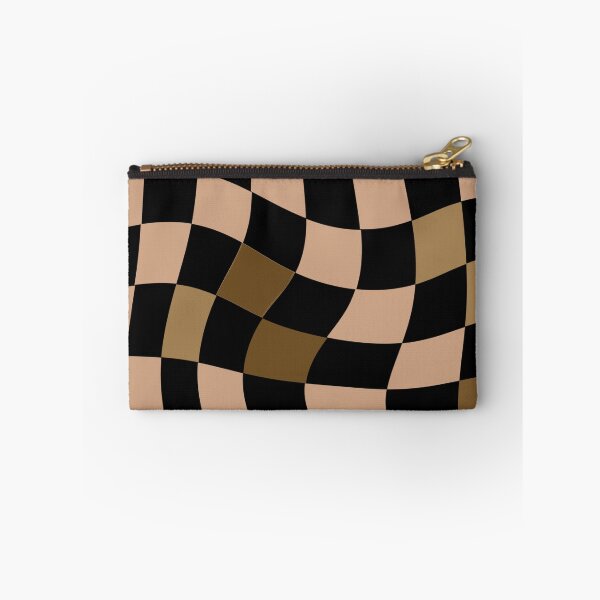 Item preview, Brown , dark brown , light brown Swirl Checkerboard designed and sold by ViYa1.