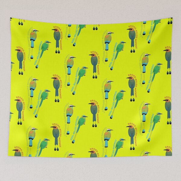 Item preview, Colorful Bird Turquoise-browed Motmot designed and sold by SUPERHERON.