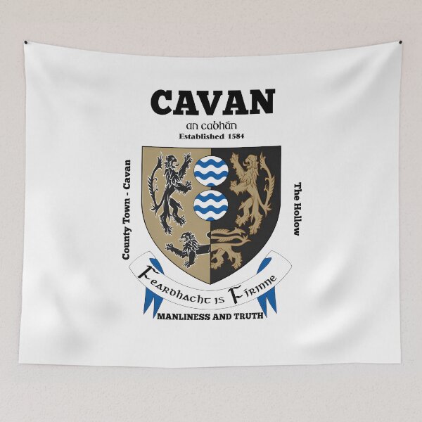 Item preview, Irish County Cavan Ireland Crest, Translation & More designed and sold by REAL IRISH GIFTS.