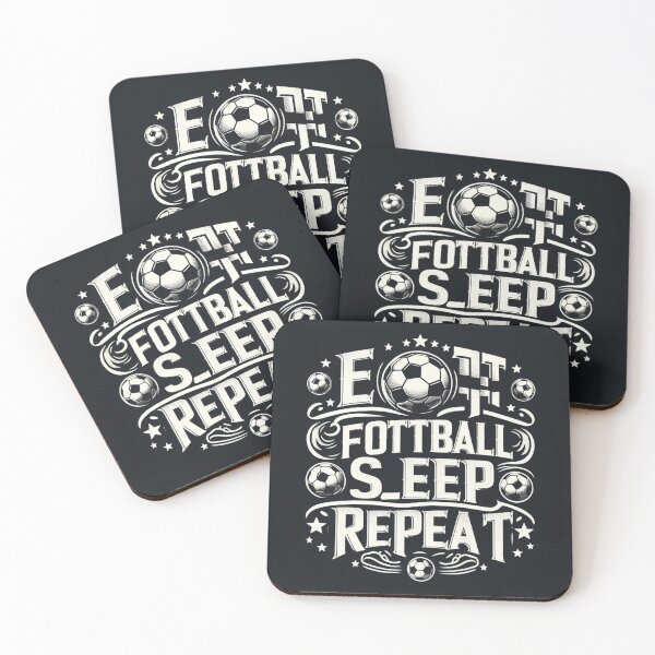 Item preview, Eat Football sleep repat designed and sold by storeofmylOVE.
