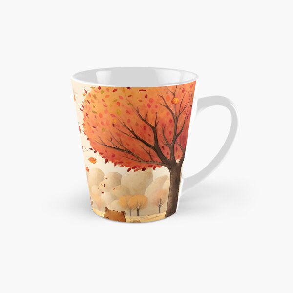 Item preview, Autumn Floral Cats Celebrate with Autumn Silly Dance  designed and sold by omerfdln34.
