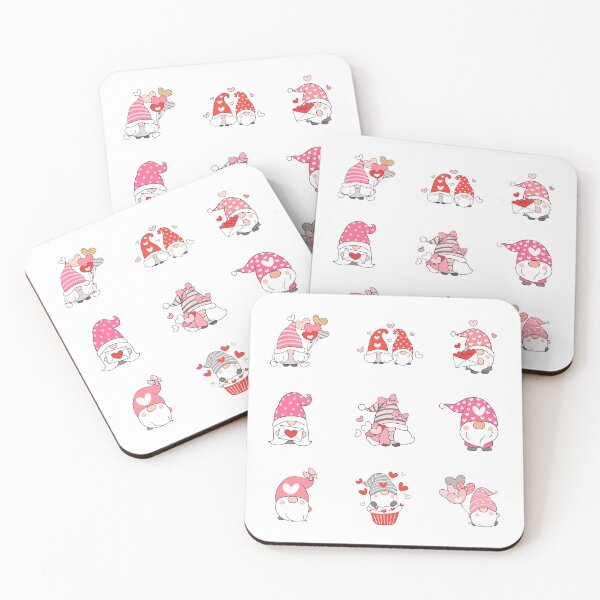 Item preview, little elves in love looking for their valentine designed and sold by huape.