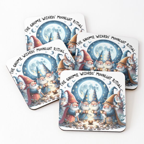 Item preview, The Gnome Wizards' Moonlight Ritual designed and sold by IdeasDream.