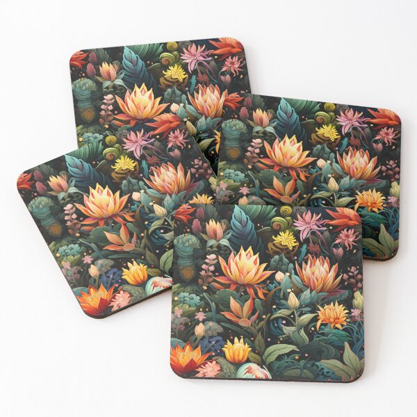 Item preview, A modern botanical art in vibrant color designed and sold by cozycrafts3.