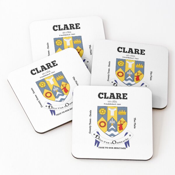 Item preview, Irish County Clare Ireland Crest, Translation & More designed and sold by REAL IRISH GIFTS.