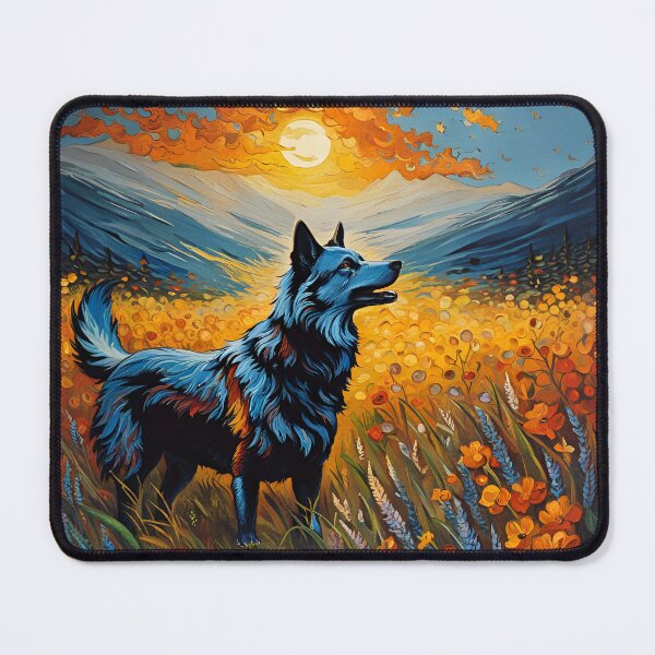 Item preview, Grunge Wolf in a Field, Ai Generated Art  designed and sold by ACC .