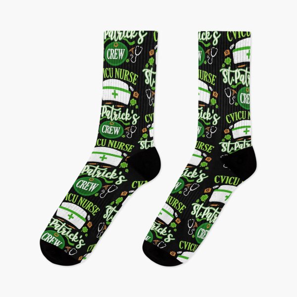 Item preview, CVICU Nurse St Patrick's Day Crew Shamrock Matching designed and sold by BalladOfZeus.