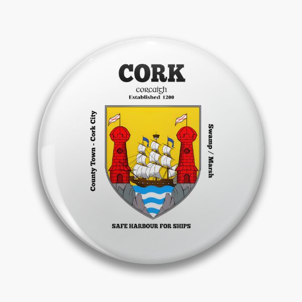 Item preview, Irish County Cork Ireland Crest, Translation & More designed and sold by REAL IRISH GIFTS.