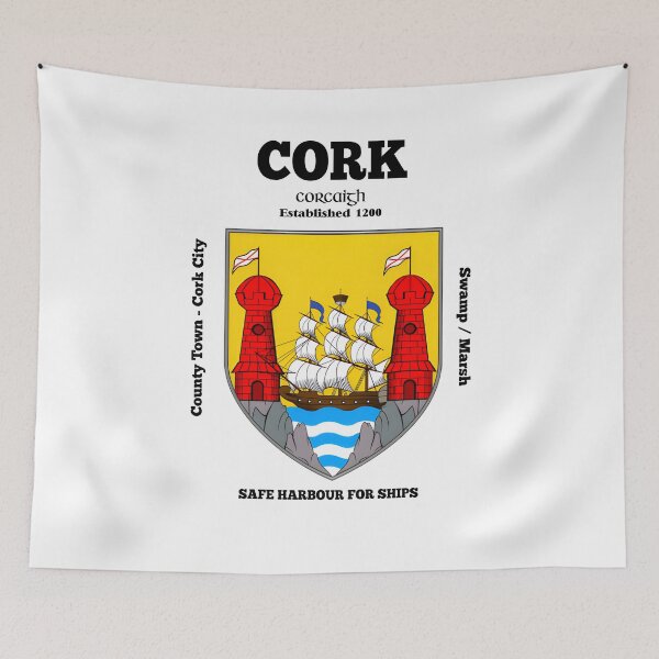 Item preview, Irish County Cork Ireland Crest, Translation & More designed and sold by REAL IRISH GIFTS.