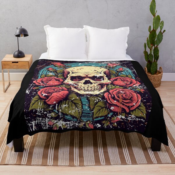 Item preview, BONES AND BOTANY / SKULL WITH ROSES designed and sold by LuNkyRose.