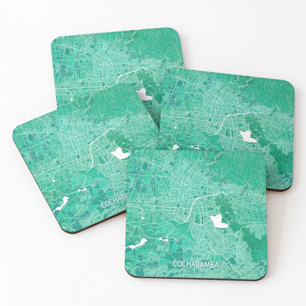Item preview, Cochabamba City Map of Bolivia - Watercolor designed and sold by deMAP.