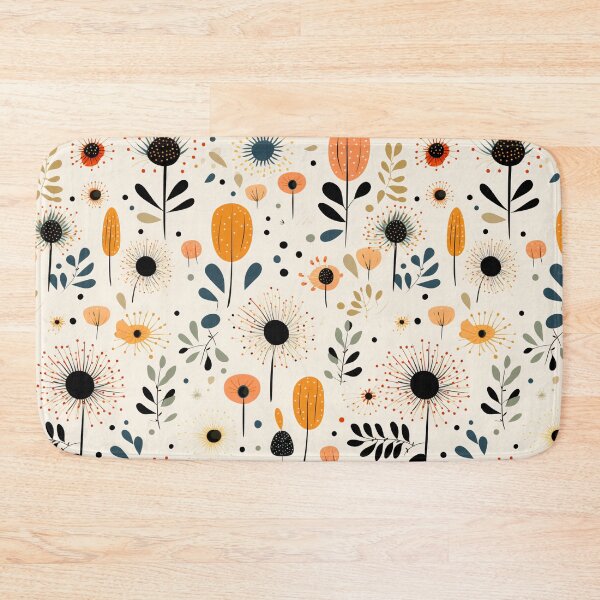 Item preview, Floral doodles in the style of One line art monochrome designed and sold by cozycrafts3.