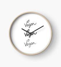 vegan végétalien végétarien Clock