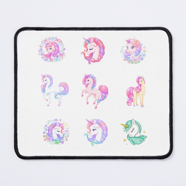 Item preview, beautiful unicorn with beautiful hair designed and sold by huape.