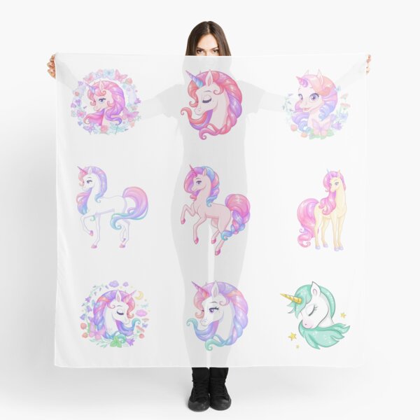Item preview, beautiful unicorn with beautiful hair designed and sold by huape.