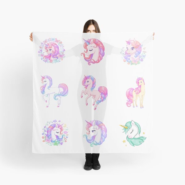 Item preview, beautiful unicorn with beautiful hair designed and sold by huape.