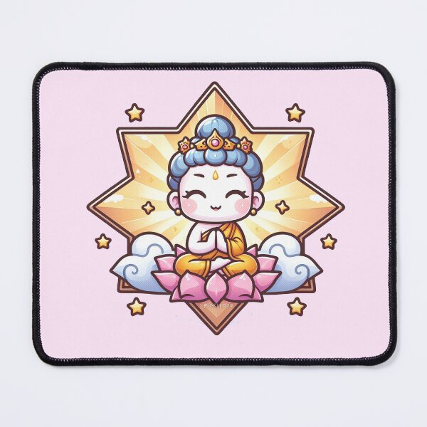 Item preview, Panchika God of riches -  Buddah Meditating Cartoon designed and sold by PickledjoArt.