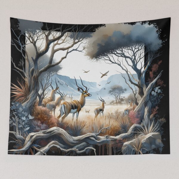 Item preview, Antelope animal art designed and sold by RubisLeaf.
