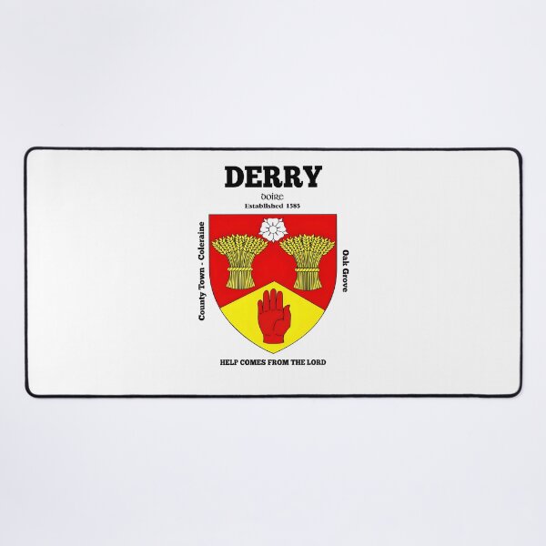 Item preview, Irish County Derry Ireland Crest, Translation & More designed and sold by REAL IRISH GIFTS.