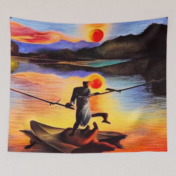 Item preview, The Solitary Angler designed and sold by George Hutton Hunter.