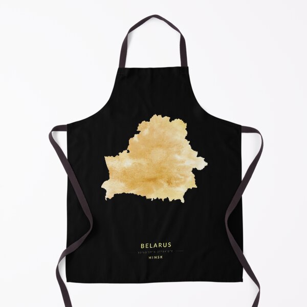 Item preview, Belarus map in gold color designed and sold by Jerhus.