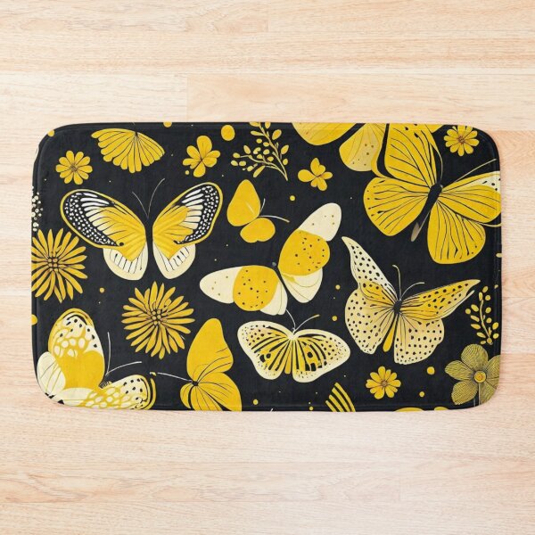 Item preview, 001 Yellow Butterfly Nordic Minimalist Design designed and sold by Alexis Art Collection.