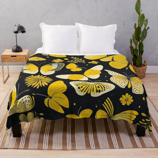 Artikelvorschau, 001 Yellow Butterfly Nordic Minimalist Design entworfen und verkauft von Alexis Art Collection.