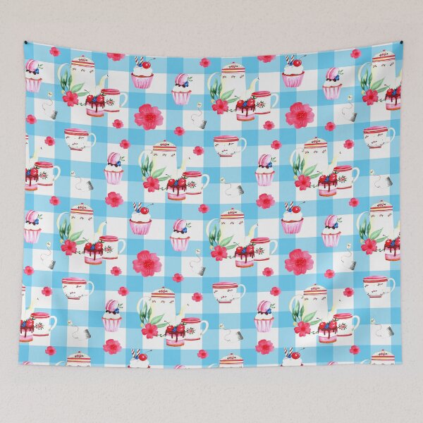 Item preview, Fancy tea time print designed and sold by pinkyfish1010.