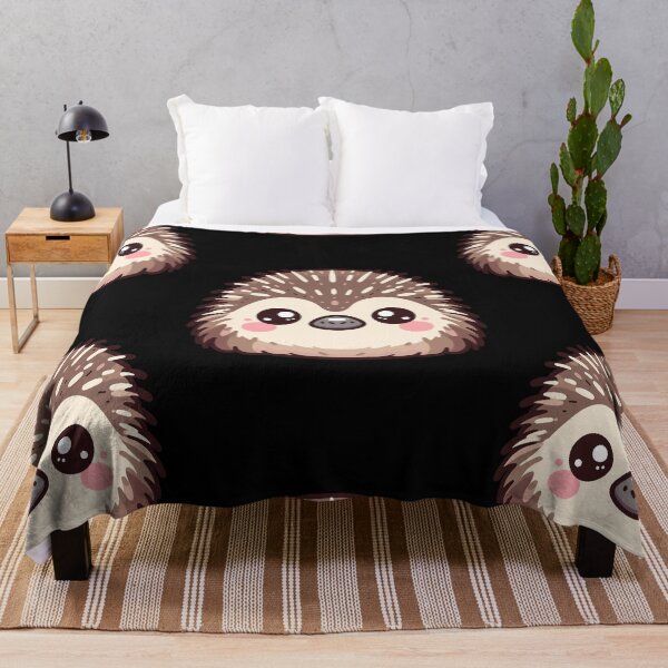 Item preview, Cute Vectoral Echidna Face designed and sold by ArtfulWeave.
