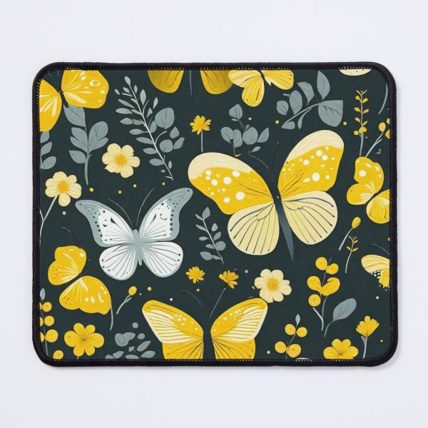 Item preview, 002 Yellow Butterfly Nordic Minimalist Design designed and sold by Alexis Art Collection.