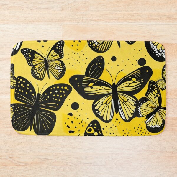 Item preview, 003 Yellow Butterfly Nordic Minimalist Design designed and sold by Alexis Art Collection.