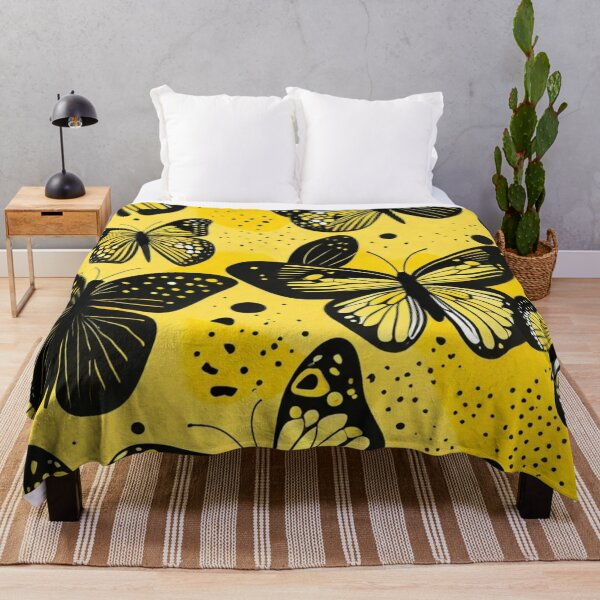 Artikelvorschau, 003 Yellow Butterfly Nordic Minimalist Design entworfen und verkauft von Alexis Art Collection.