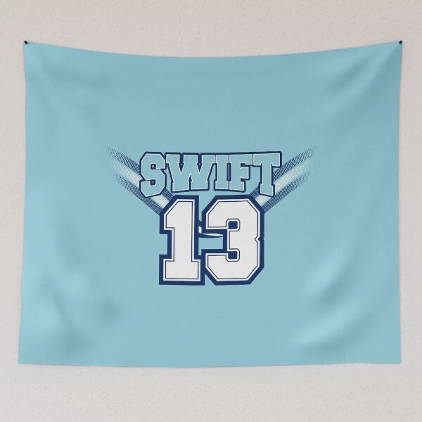 Item preview, Swift Lucky Number 13 - Blue designed and sold by #mossasdesign.