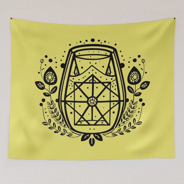 Item preview, tarot and tattoo shaped t-shirt designed and sold by mantra2023.