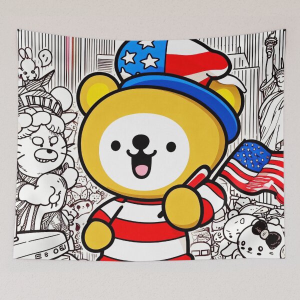 Item preview, The American Bear designed and sold by digitalgull.