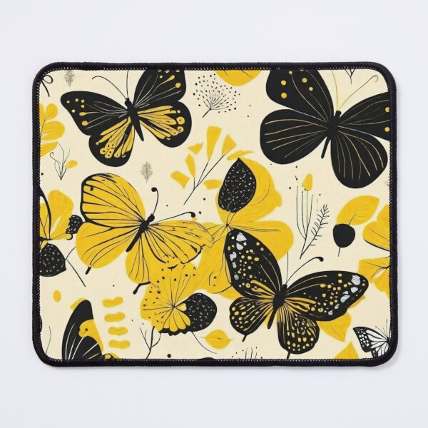 Item preview, 004 Yellow Butterfly Nordic Minimalist Design designed and sold by Alexis Art Collection.