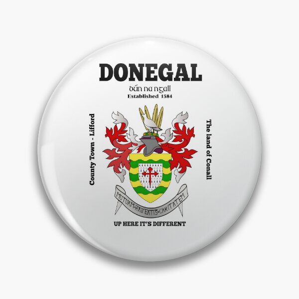 Item preview, Irish County Donegal Ireland Crest, Translation & More designed and sold by REAL IRISH GIFTS.