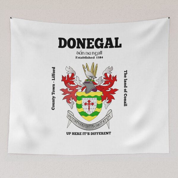 Item preview, Irish County Donegal Ireland Crest, Translation & More designed and sold by REAL IRISH GIFTS.