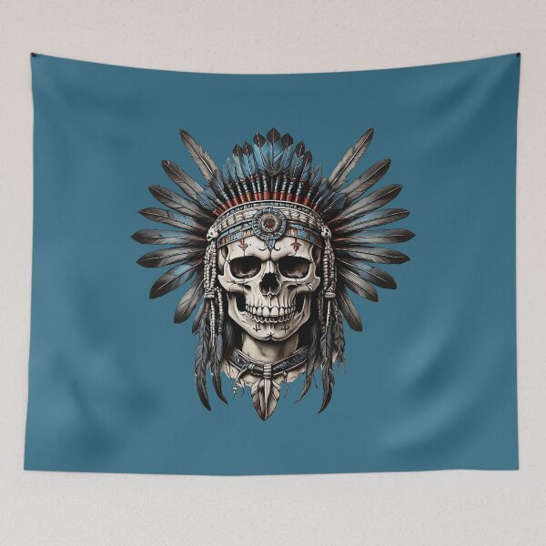Item preview, Mexican Indian beautiful woman skull designed and sold by Promarkets.