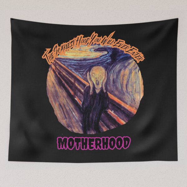 Item preview, Chic Motherhood: Munch's Scream in Fashion Statement designed and sold by DarlingsTees.