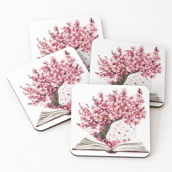 Item preview, Cherry tree, cherry blossoms grow out of book designed and sold by FlowersColorful.