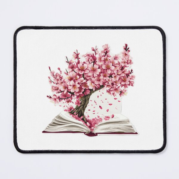 Item preview, Cherry tree, cherry blossoms grow out of book designed and sold by FlowersColorful.