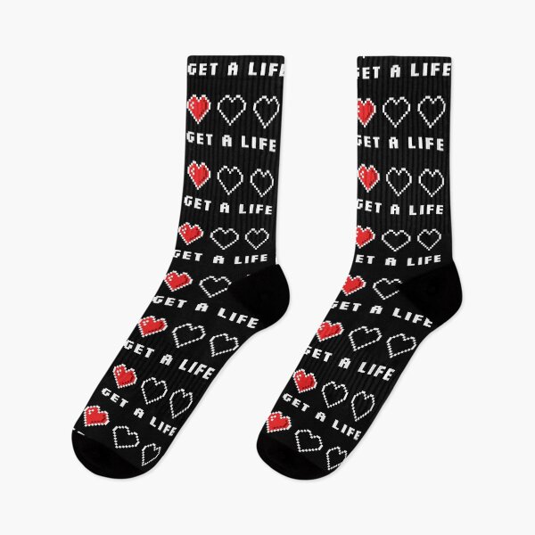 Item preview, Get a life! (pixel heart - Gamer Life) designed and sold by frikybomb.