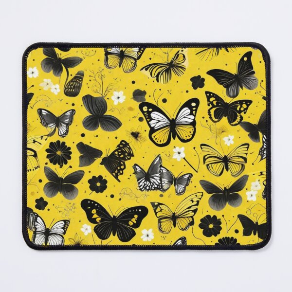 Item preview, 007 Yellow Butterfly Nordic Minimalist Design designed and sold by Alexis Art Collection.