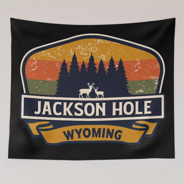 Item preview, Jackson Hole Wyoming-Vintage designed and sold by Nature-spirit.