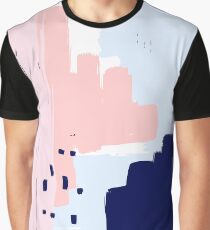 Modern Abstract Brush Stroke Art Graphic T-Shirt